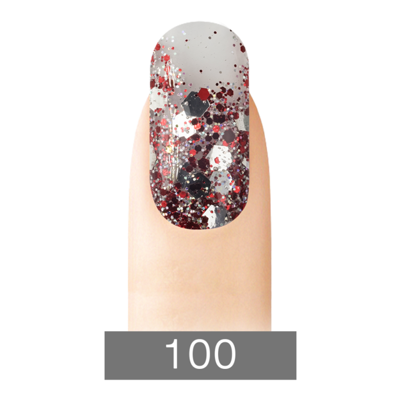 Cre8tion Nail Art Glitter, 100 0.5oz KK1031 